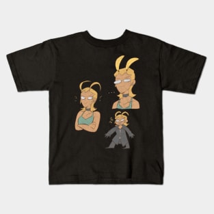 Larxene Doodles Kids T-Shirt